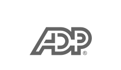 adp logo in greyscale