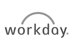 workday logo in greyscale